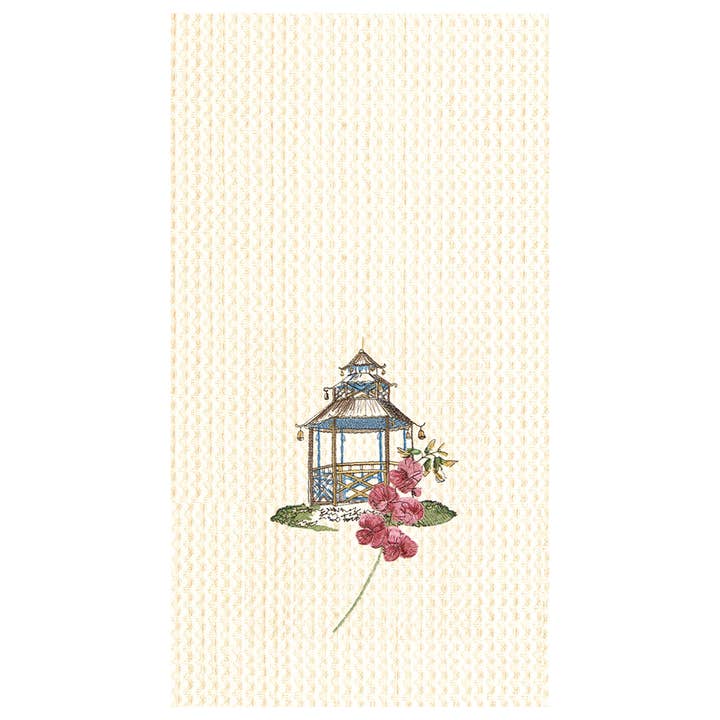 VENTE Jardin Folly Pagode Serviette de cuisine pour la vente par C&F Home