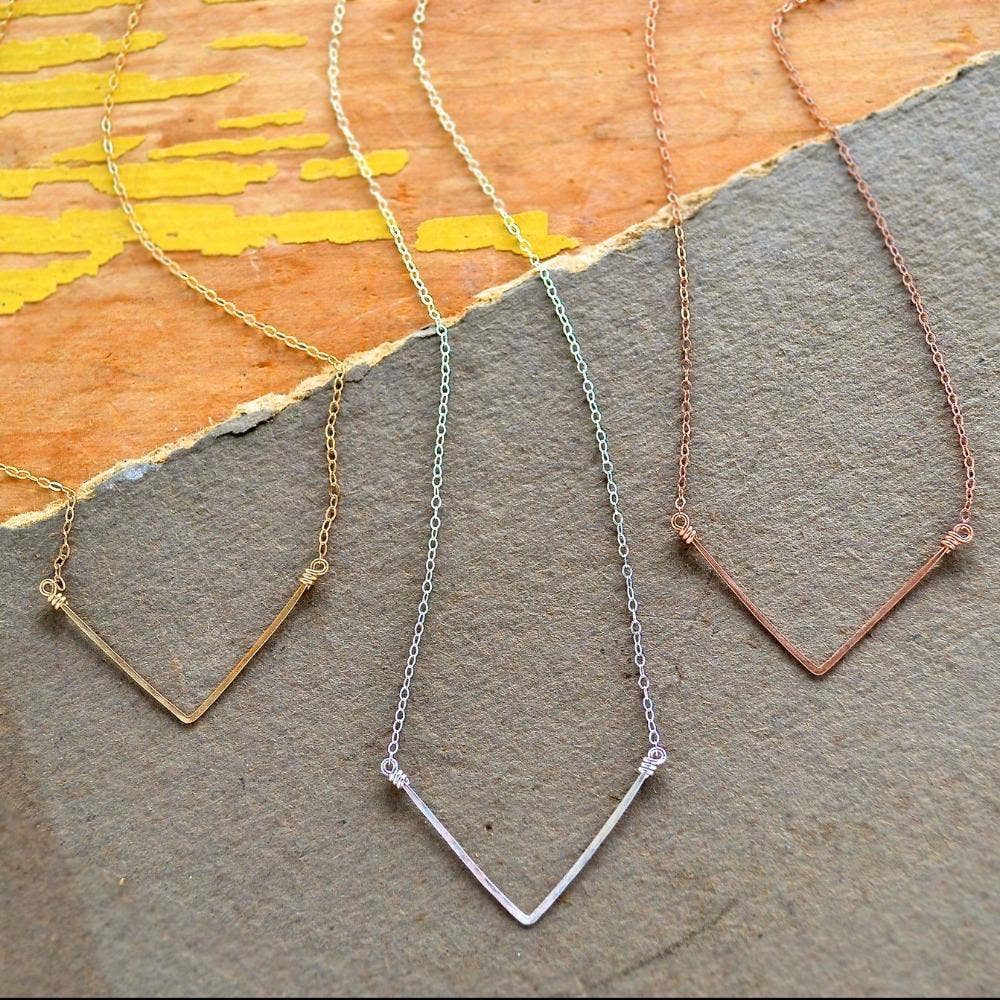 Foamy Wader - Vente Colliers à pendentif - Collier Chevron - Collier pendentif chevron v chatoyant5