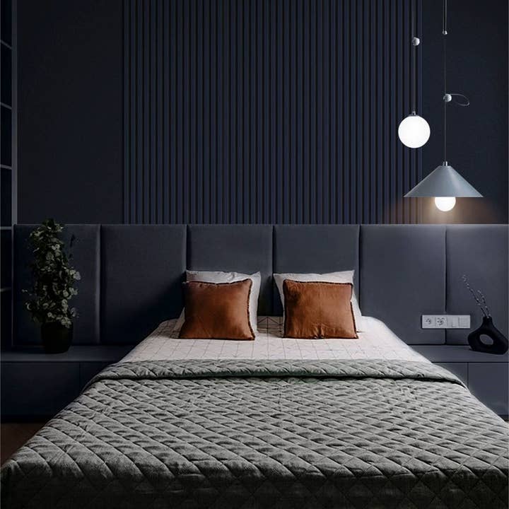 Jobu Home – wholesale Decorative panel – Coloured Acoustic Slatted Wall Panels5