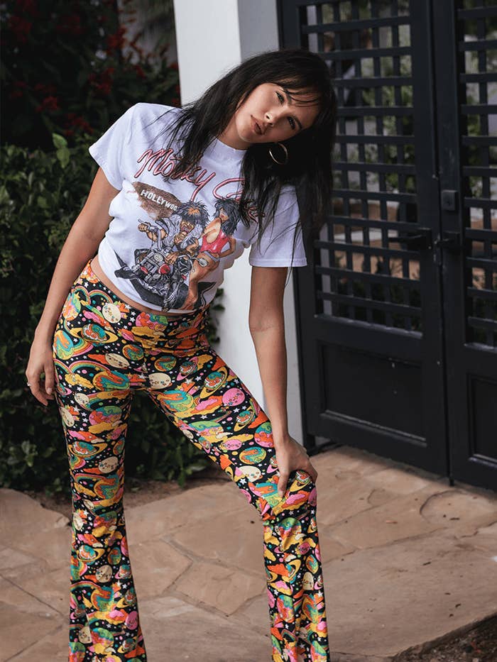 Black Disco Funk Flare Bells for wholesale on Faire2