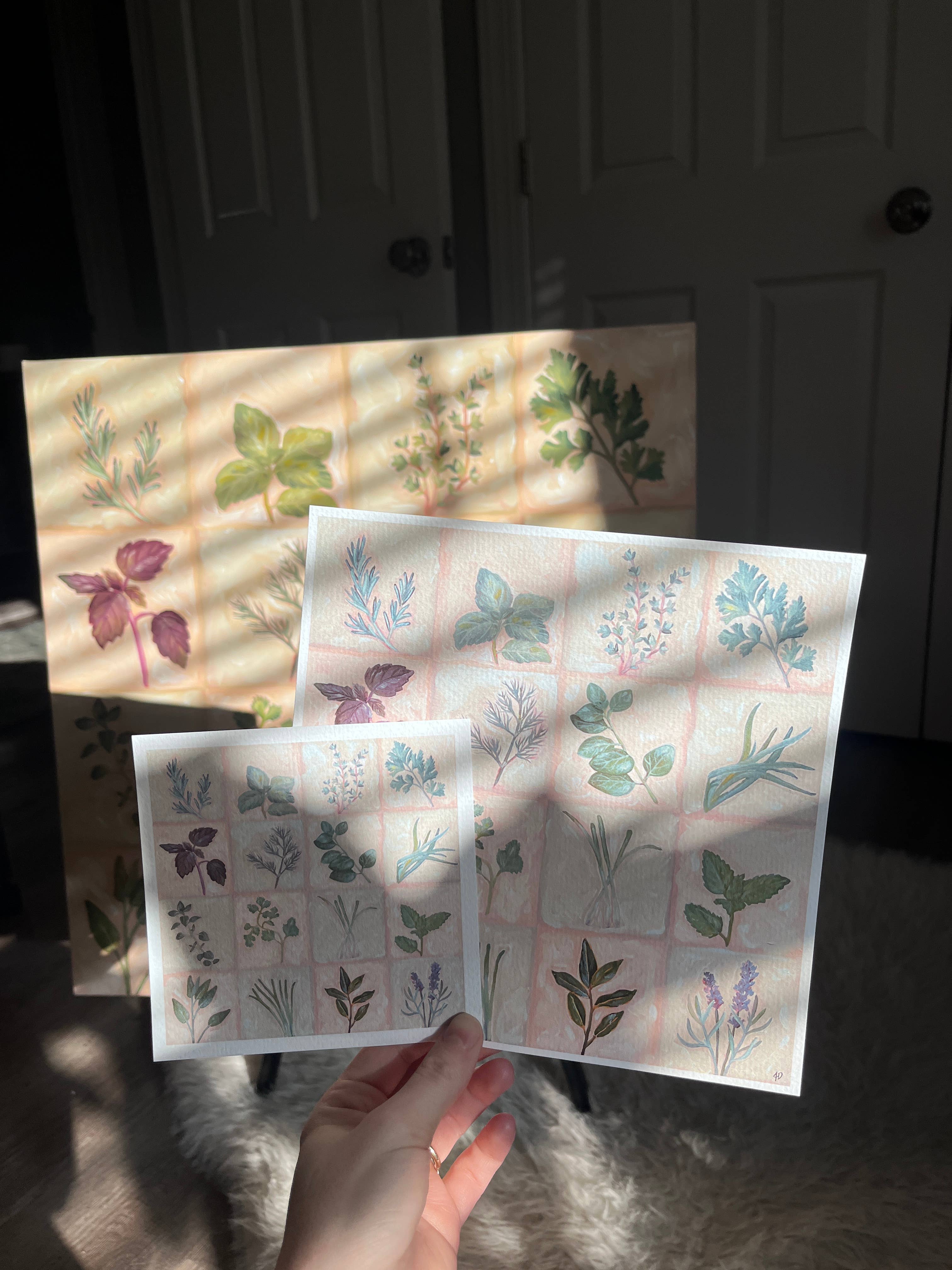 Jessi's Messes - Wholesale Art Print - Kitchen Wall art - Herbs art print9