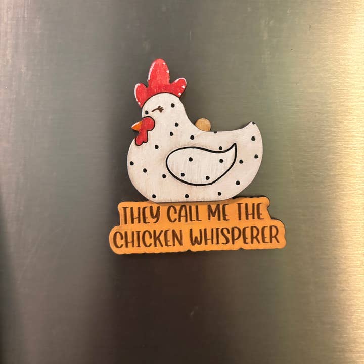 Wood’N Sass - Wholesale Magnet - Chicken Farm Fresh Magnets Eggs Farmhouse Kitchen 1