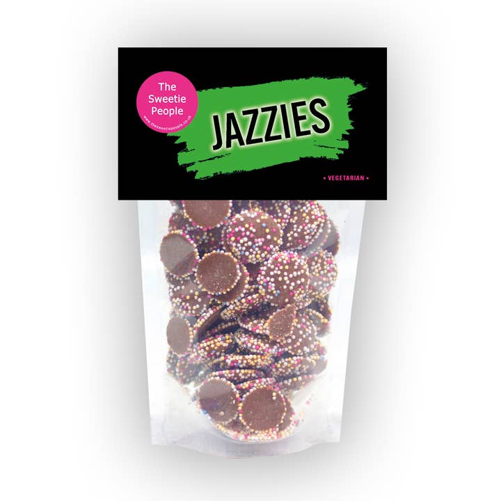 The Sweetie People – wholesale Chocolate-covered sweets – Jazzies Pouch (V)0