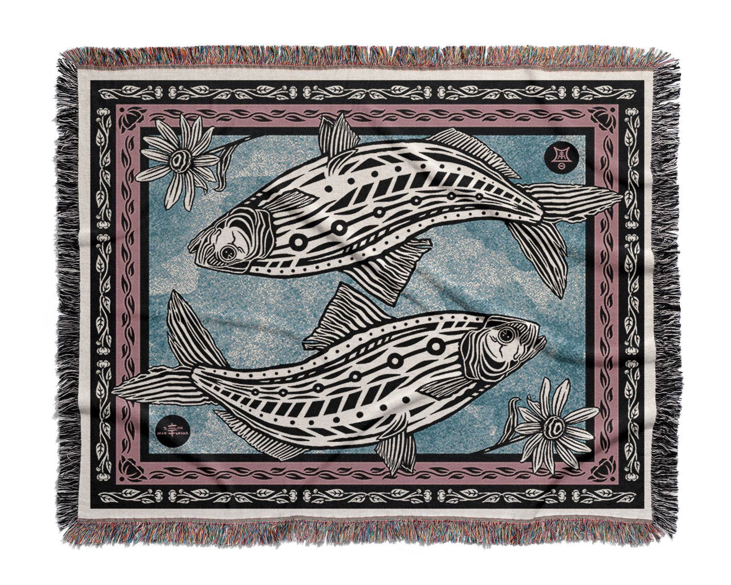 Sean Martorana - Wholesale Throw Blanket - EKO - Shad Fish Throw Blanket1