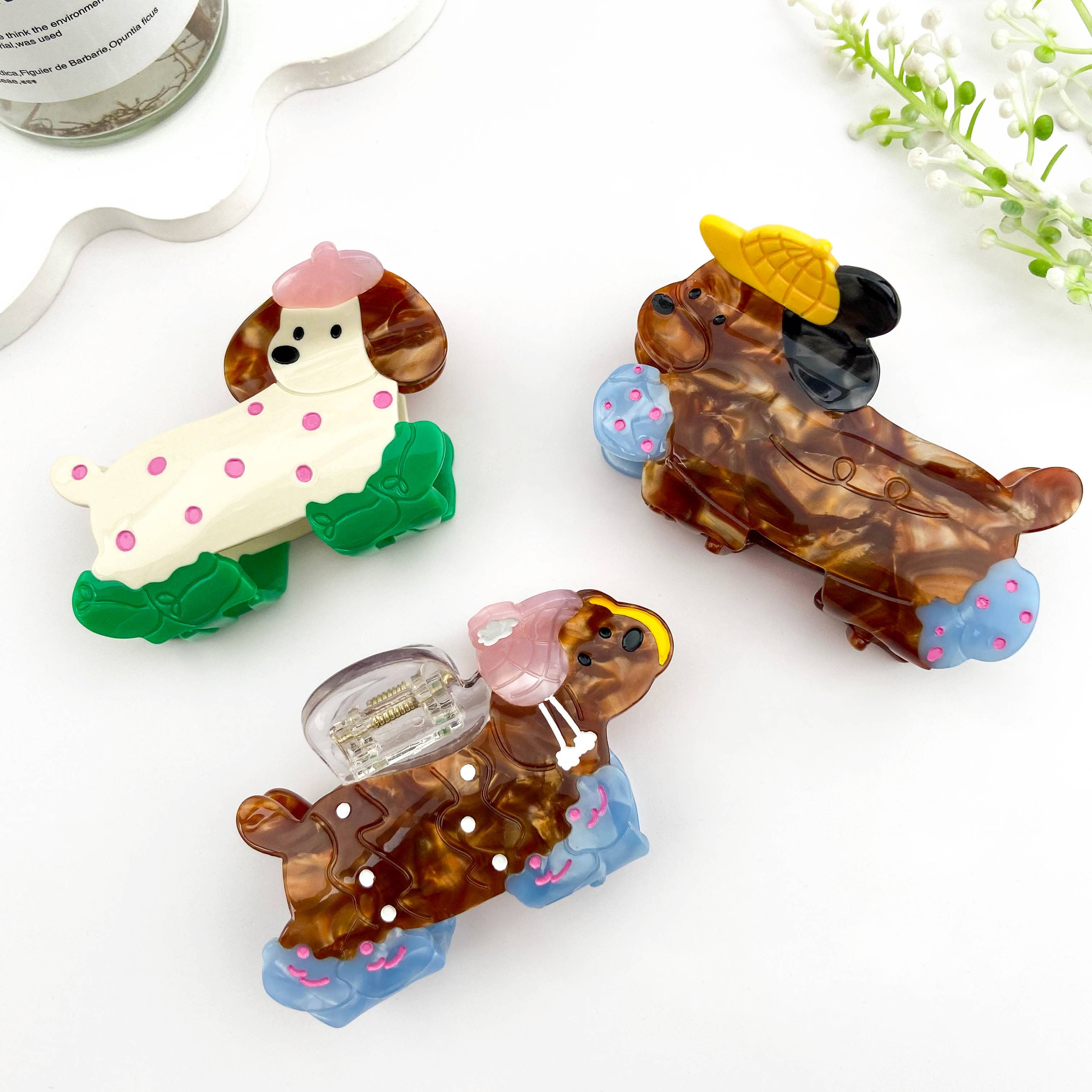 mildstyles – Großhandel Haarclip – Damen – Niedlicher Dackel-Haarclip aus Azetat8