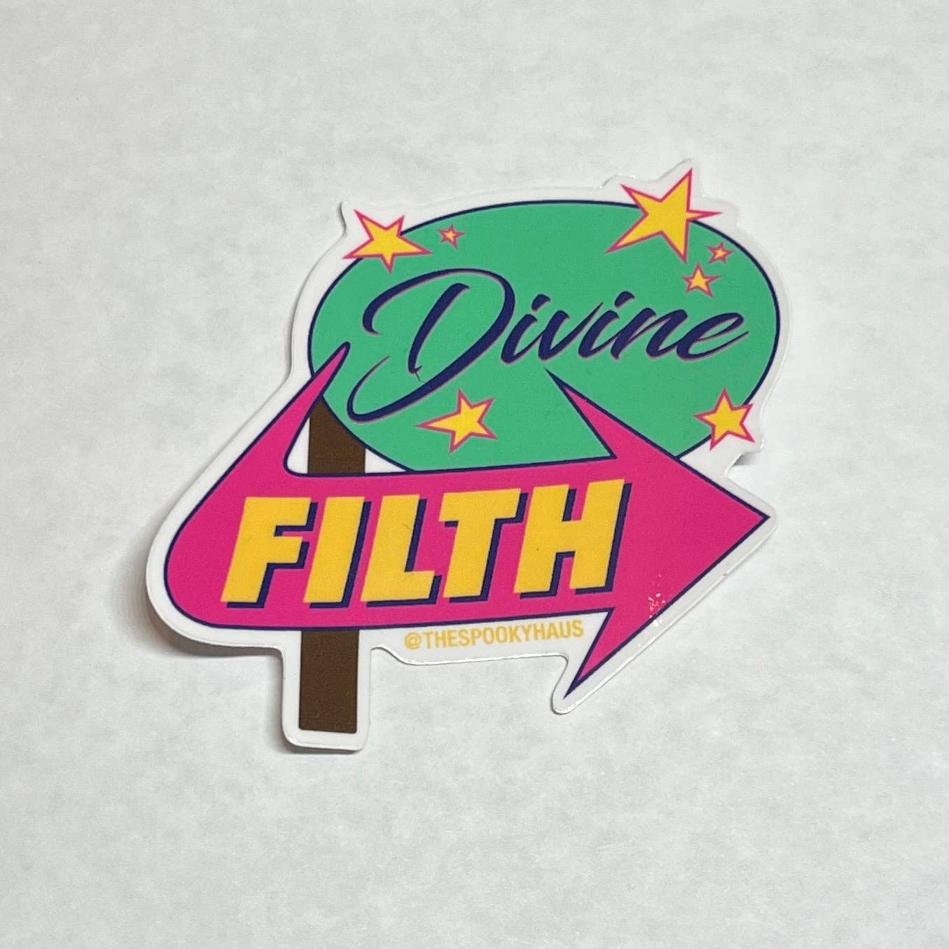 The Spooky Haus - Wholesale Sticker - Divine Filth Sticker2