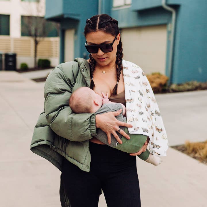 The Little Milk Bar - Wholesale Bedding Blanket - Kids & Baby - Boobs Baby Blanket3