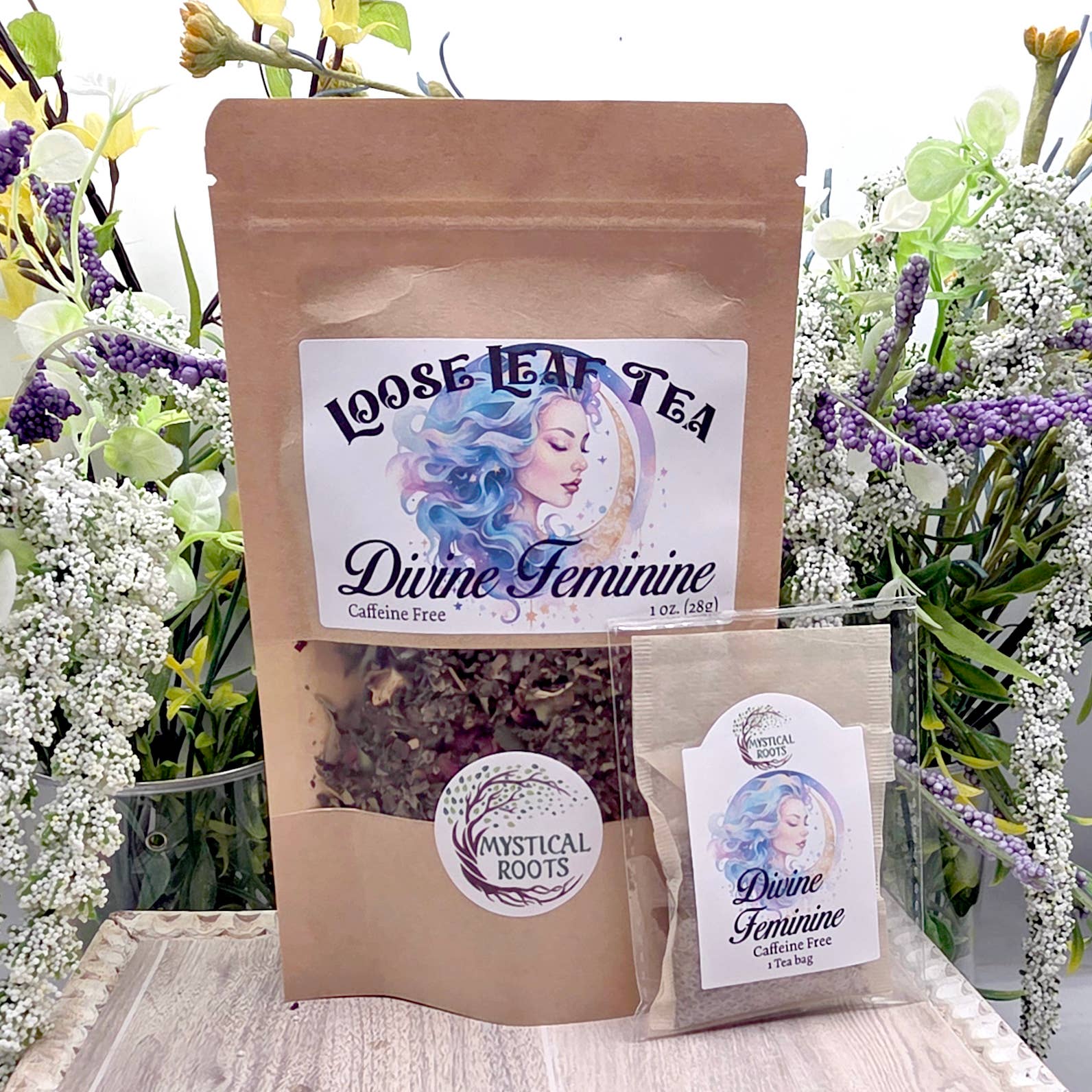 Mystical Roots - Venta al por mayor Tés a granel - Té de Hierbas Femenino Divino - Cuppa2