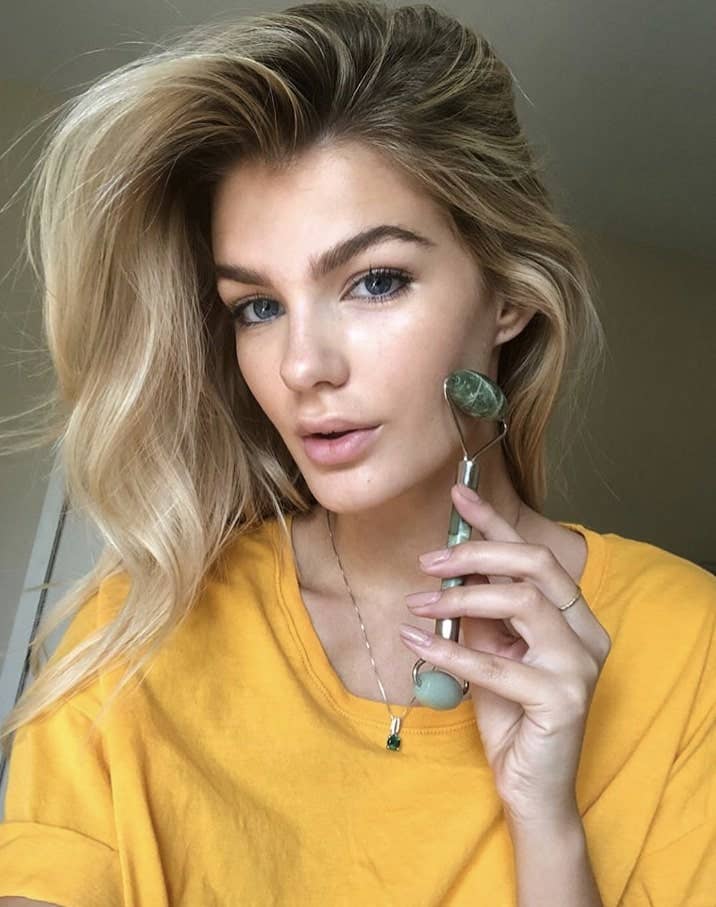 Summer Salt Body - Wholesale Face/beauty roller - Facial Roller - Green Jade3