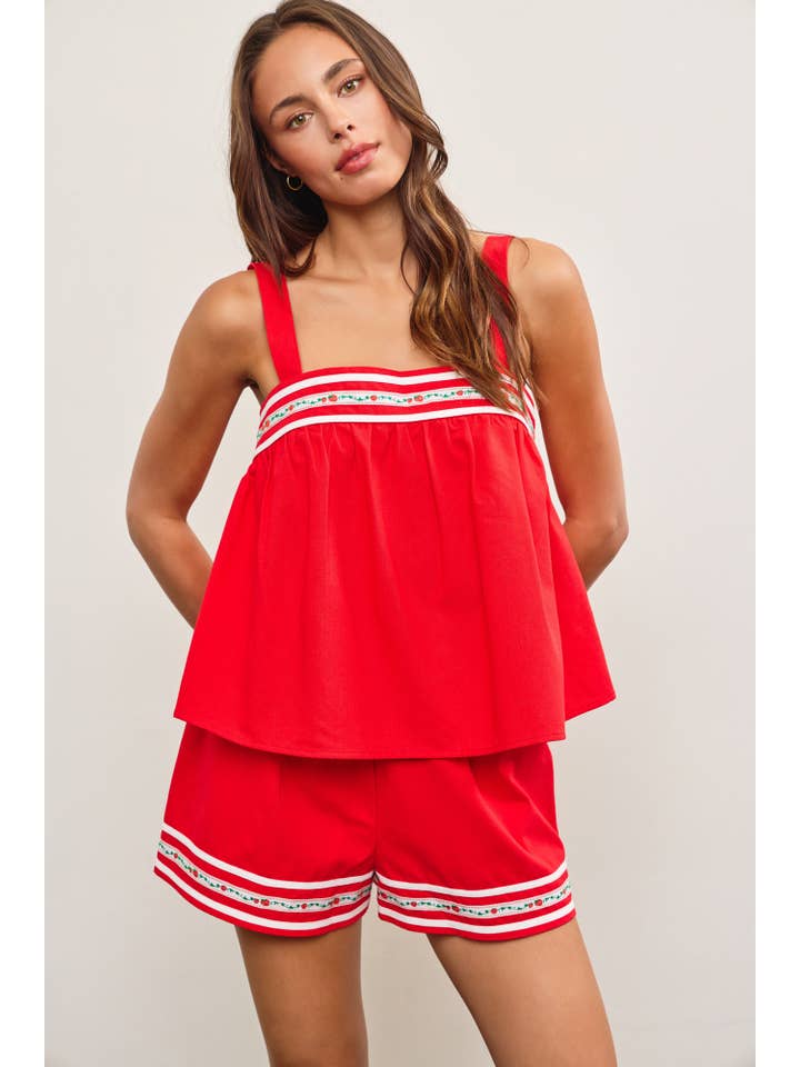 Mustard Seed - Wholesale Blouse - Women's - BABYDOLL SLEEVELESS TOP