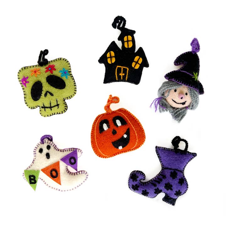 Colorful Halloween Ornaments, Assorted Bundle for wholesale by Ornaments 4 Orphans