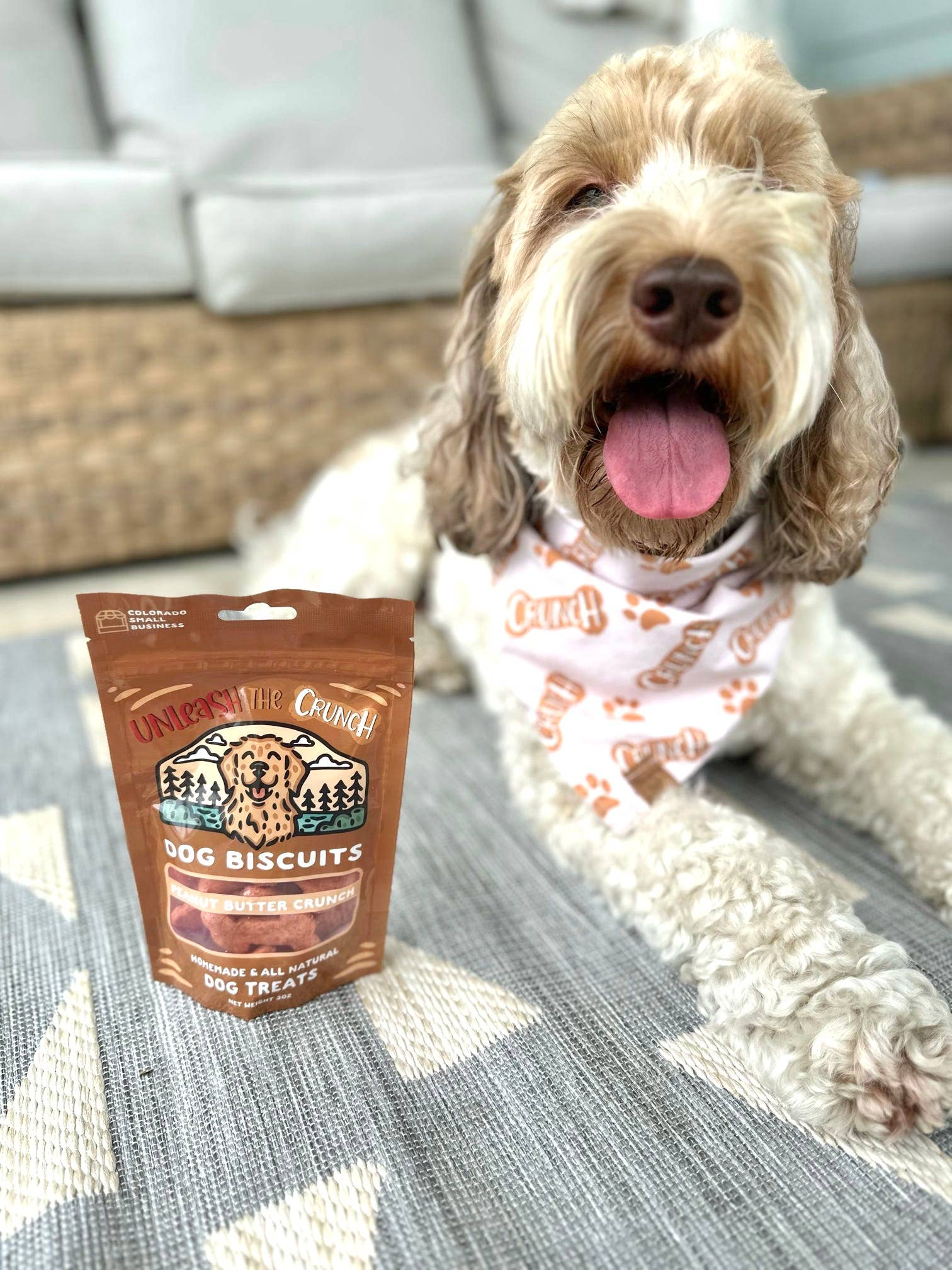 Unleash The Crunch - Vente Friandises – chien - Friandises croustillantes au beurre de cacahuète pour chiens1