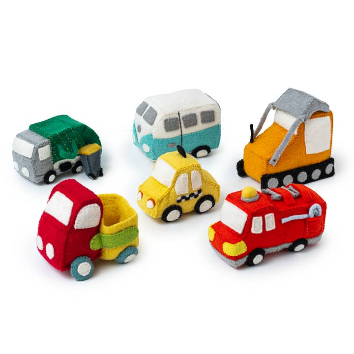 Global Goods Partners - Wholesale Toy Car/Truck - Kids - Felt Garbage Truck Toy