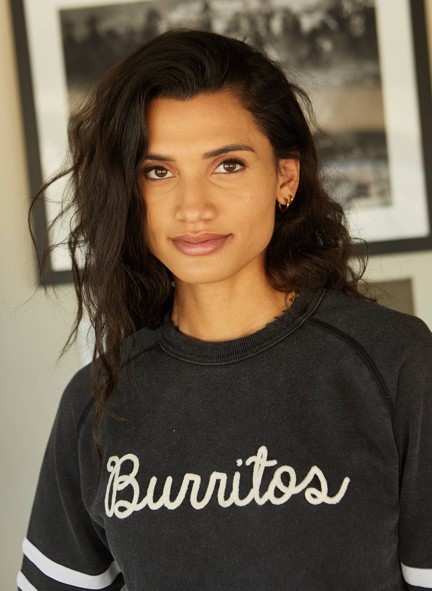 Pyknic - Venta al por mayor Sudadera estampada - Unisex - Burritos Chainstitch Cuello Redondo3