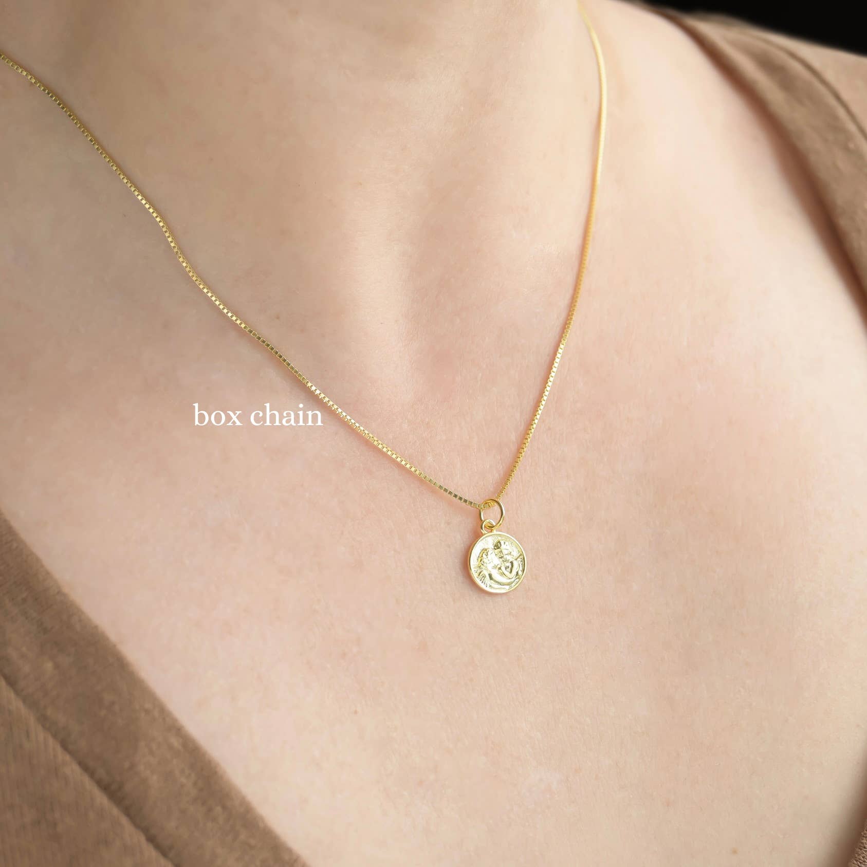 Blueyejewelry – Colar de elos e correntes por atacado – Colares delicados com correntes de prata 9254