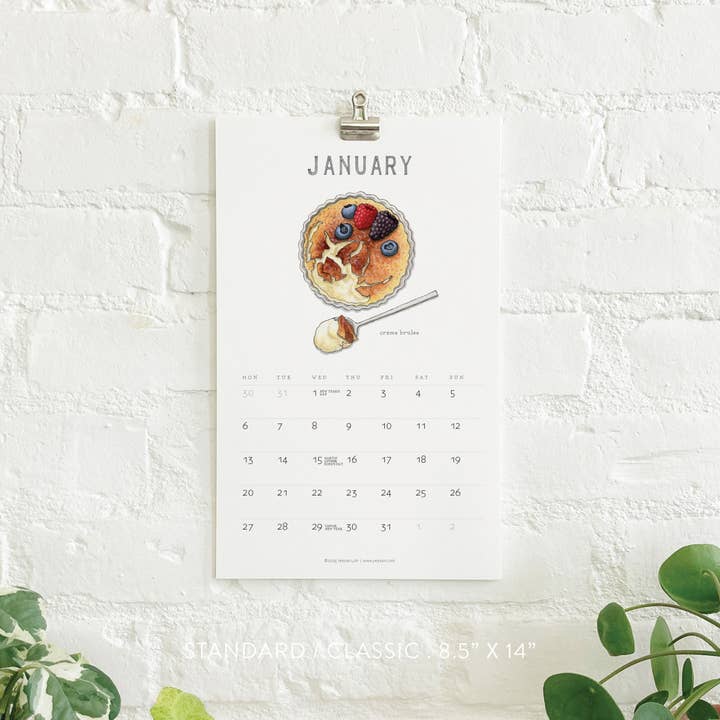 Yeesan Loh - Wholesale Calendar - 2025 Calendars: Desserts