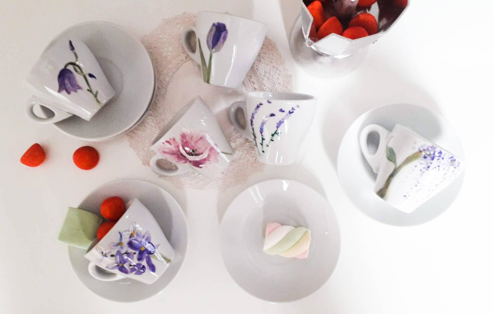 Lisa's Fairy - Wholesale Coffee Mug - Set of 6 Coffee Cups, Floral Coffee Cups4