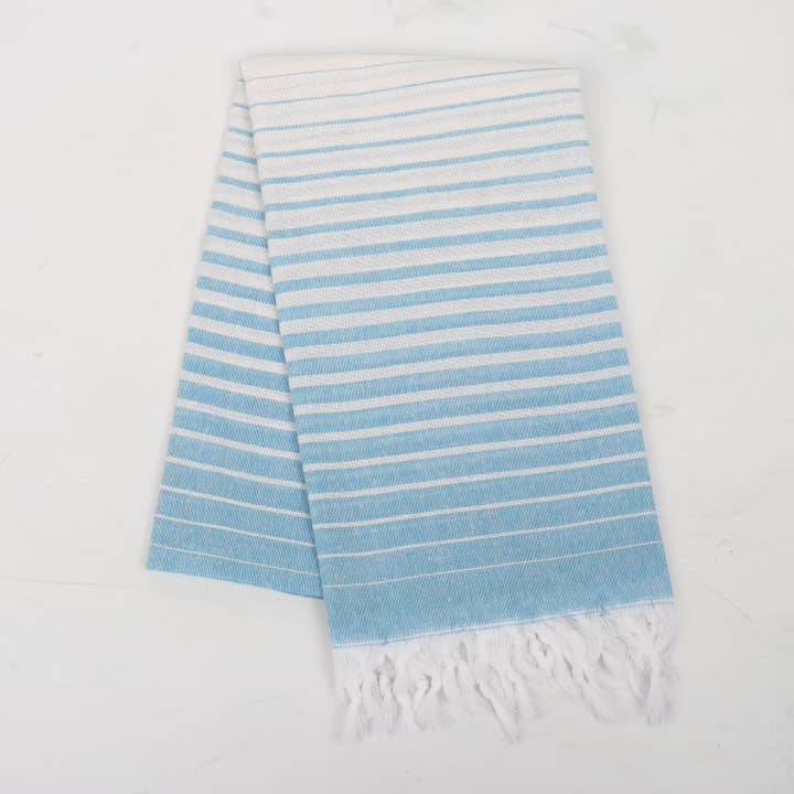 HERLOOM TOWELS - Wholesale Beach Towel - Ombre Turkish Towel, Lightweight Handloom Cotton Peshtemal30