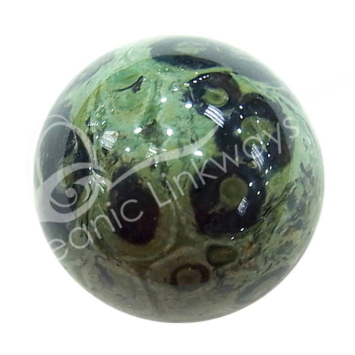 Oceanic Linkways Inc - Wholesale Spiritual Stone/Crystal - SPHERE - JASPER, KAMBABA 1.5" (PC)0