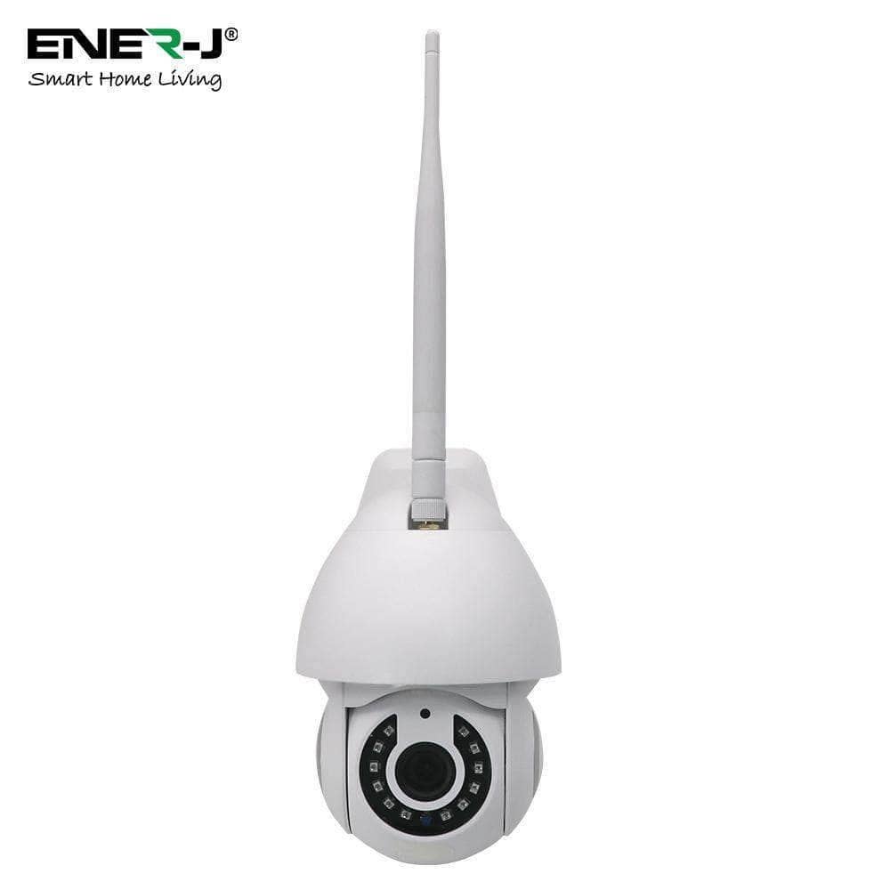 ENER-J – wholesale Outdoor/lawn light – Smart WiFi Dome IP Camera PTZ, 1080P (White)3