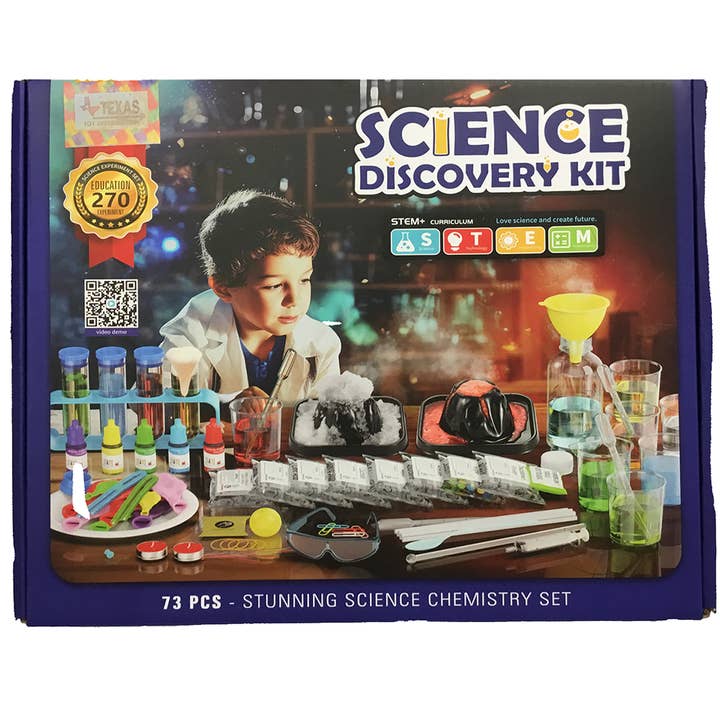 Science Discovery STEM Chemistry Set (73 pcs) for wholesale by Texas Toy Distribution