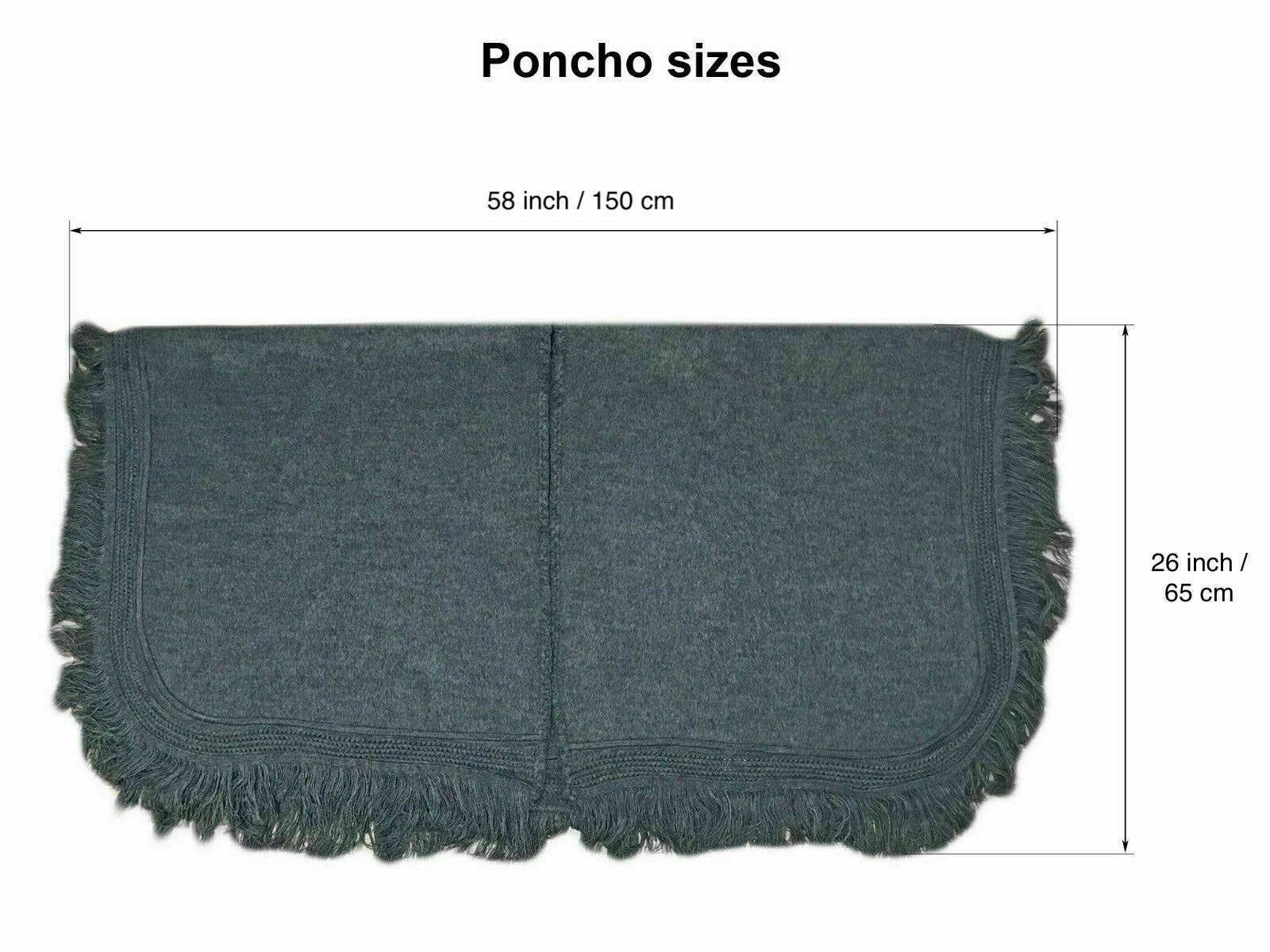 ECUALAMA - Wholesale Poncho - Dames - Handgeweven baby-alpacawollen poncho met franjes, omhulsel voor alle seizoenen, één maat8
