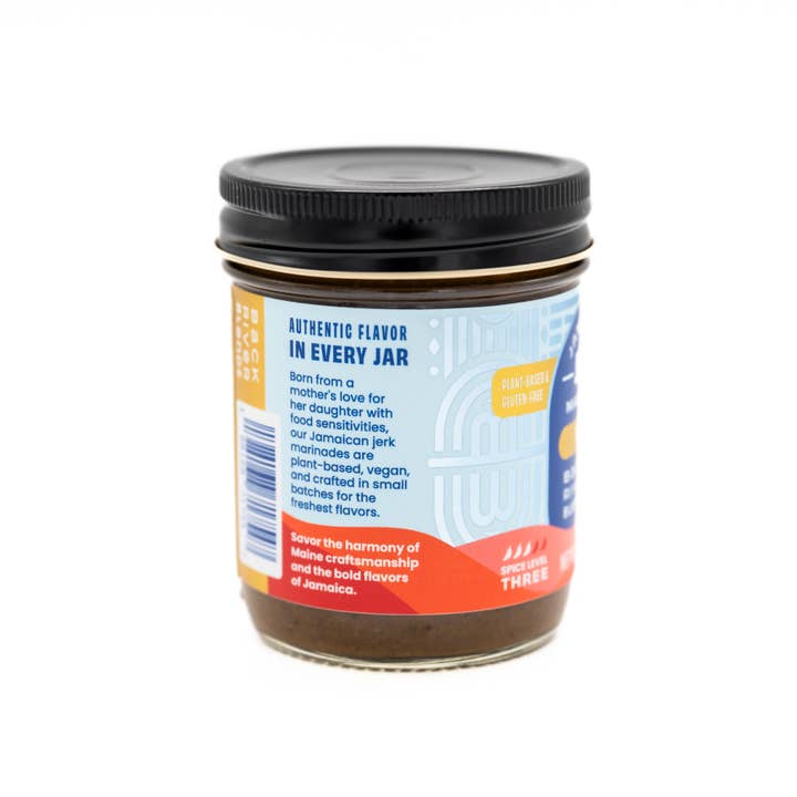 Backriver Blends – wholesale Marinad – Original Jamaicansk Jerk Marinad - 8 oz, 212 ml, Glasburk