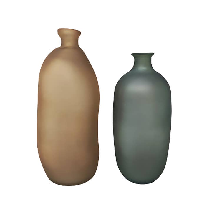 MadInteriorArt – Engroshandel Vase – 1970'erne Smukke par vaser i Murano-glas af Dogi.