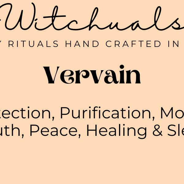Witchuals - Rituals & Spellwork Apothecary - Wholesale Meditation Supplies - Vervain1