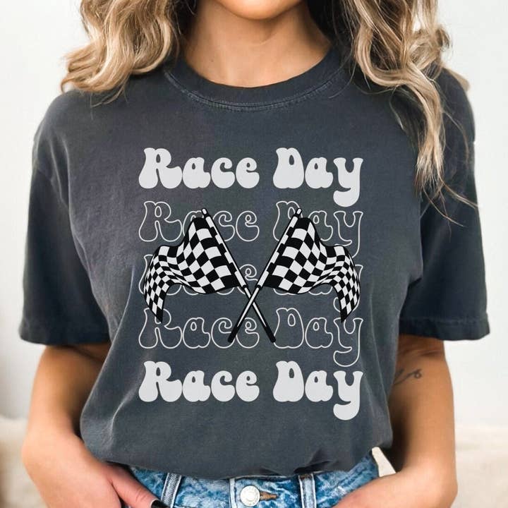 Race Day Shirt, Racing Top, Mom Race T-Shirt for wholesale by Sweet party Place