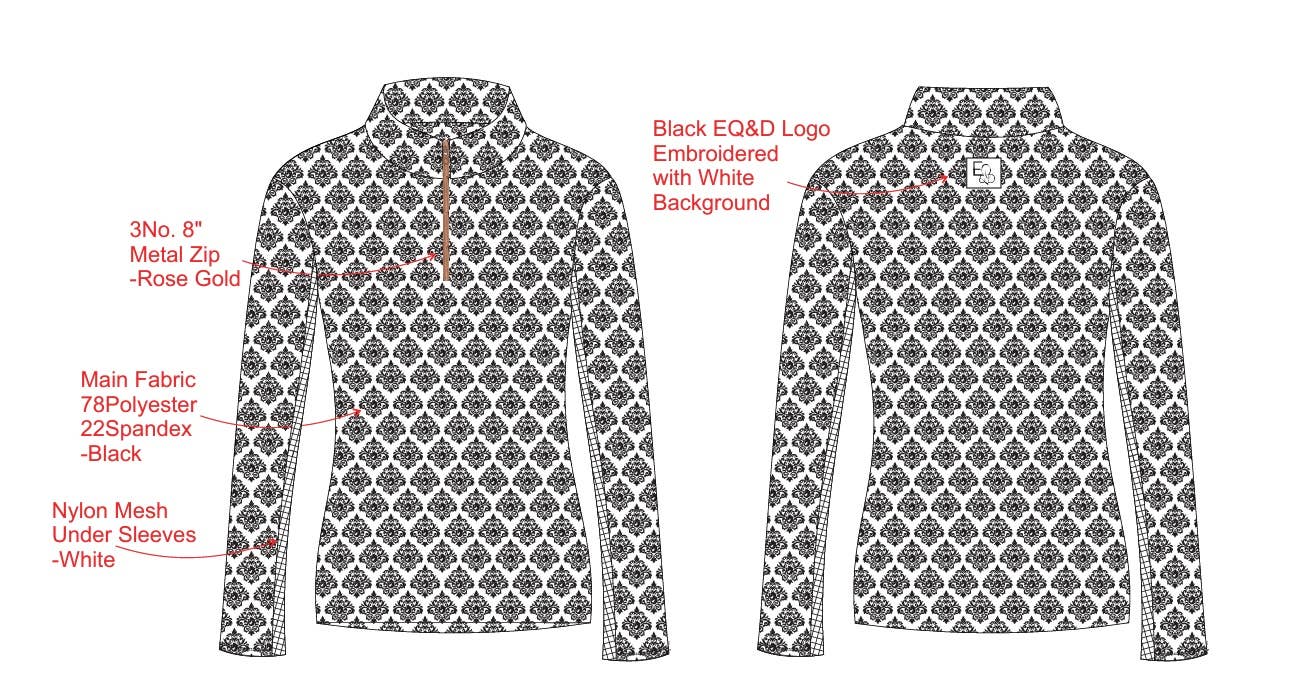 Equine & Design, LLC - Wholesale Athletic Top - Women's - The Sarah Sun Shirt0