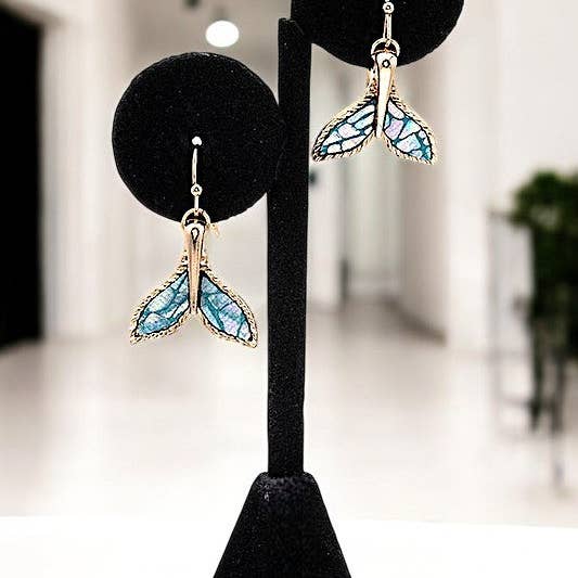 Andrea Bijoux - Wholesale Dangle Earrings - MERMAID TAIL DANGLE EARRING1