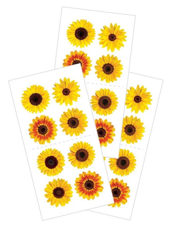Mini Sunflowers Sticker for wholesale by Paper House Productions