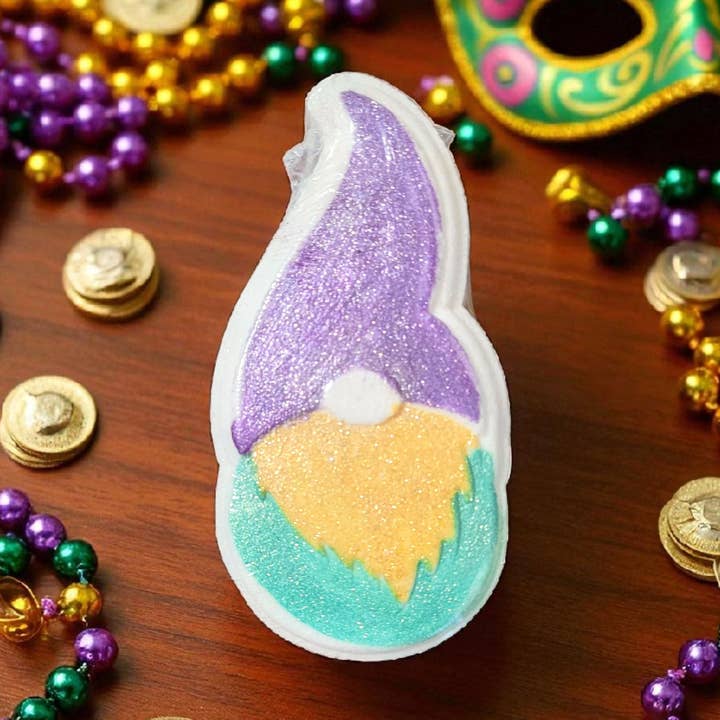 Bomba de Banho Gnomo de Mardi Gras - 170g por atacado de Essentially NOLA Soap Works