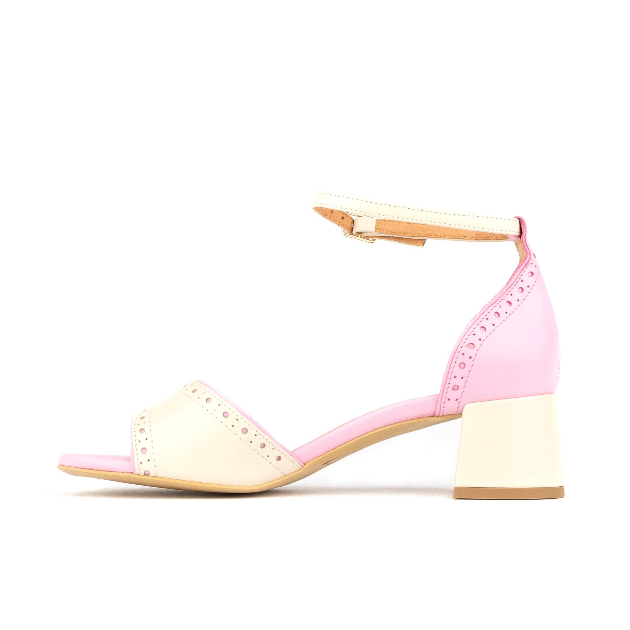 Embassy London – wholesale High heels – Women’s – Croupier - Pink & White Pastel2
