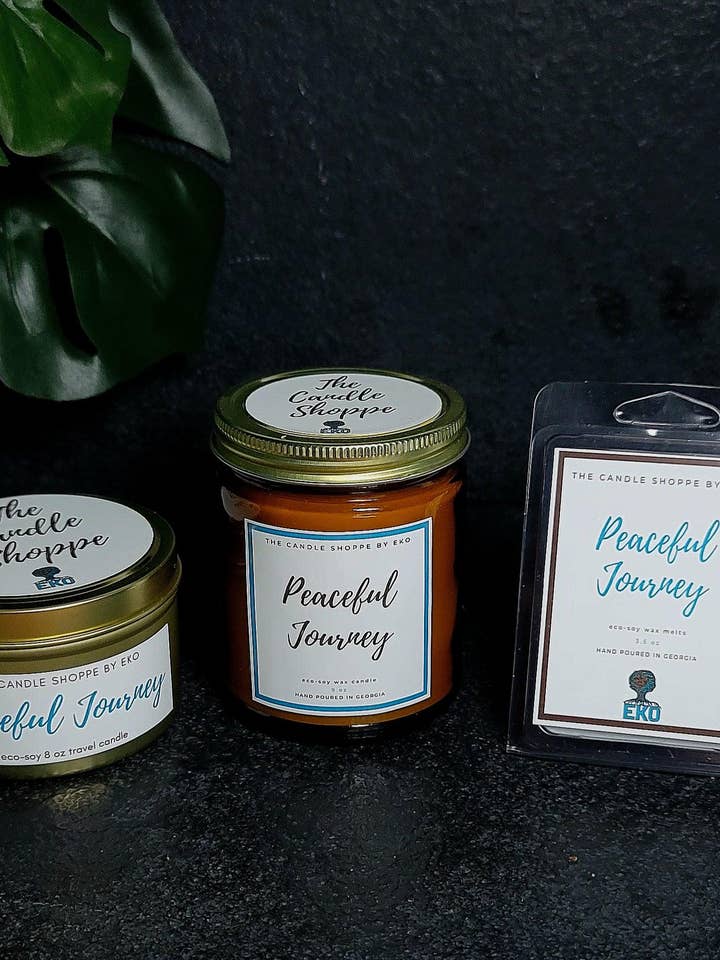 Bougie Peaceful Journey pour la vente par EKO