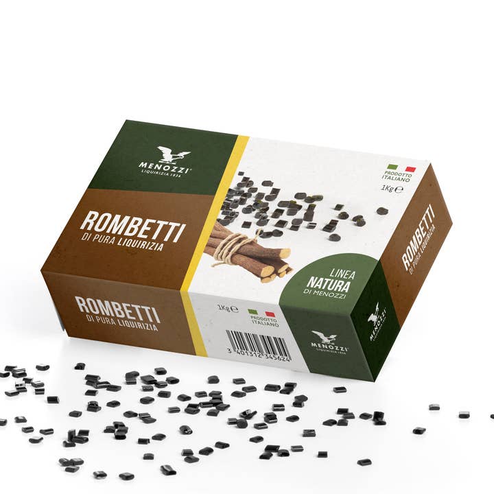 Rombetti di Licorice Menozzi anise 1kg for wholesale by Menozzi De Rosa 1836