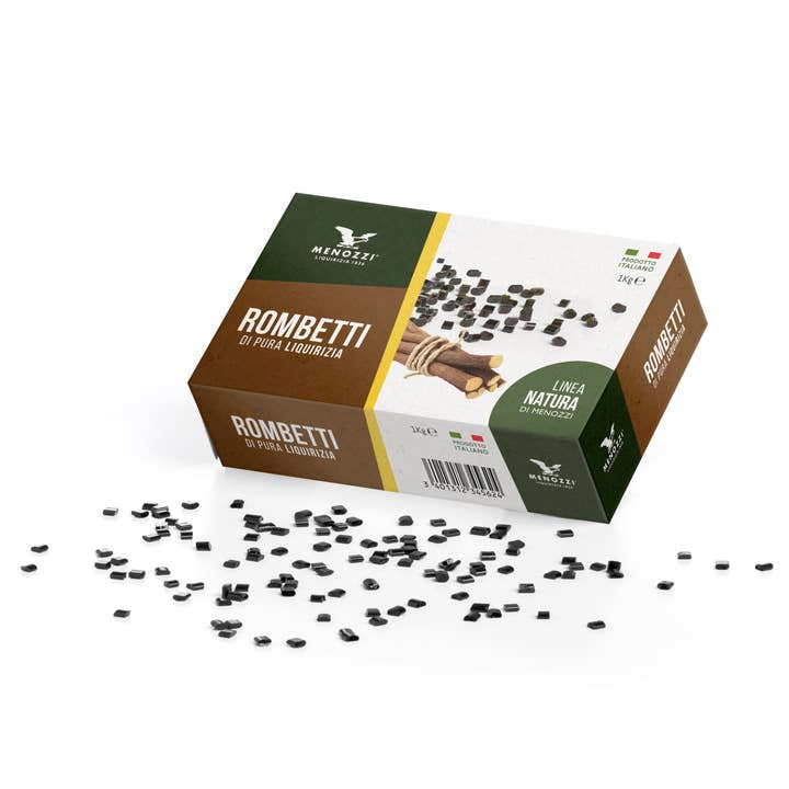 Rombetti di Licorice Menozzi anise 1kg for wholesale by Menozzi De Rosa 1836