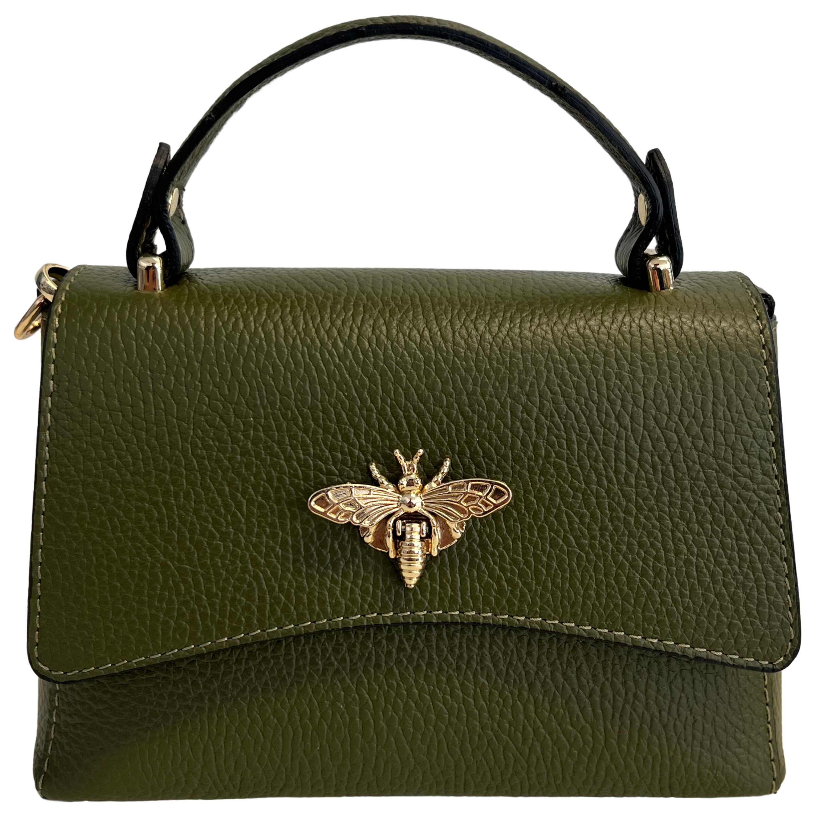 MODARNO - Wholesale Top Handle Bag - Women's - Women's shoulder bag in genuine leather with Ape closure7