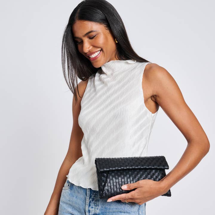 Moda Luxe - Wholesale Clutch Bag - Women's - Priscilla Woven Clutch