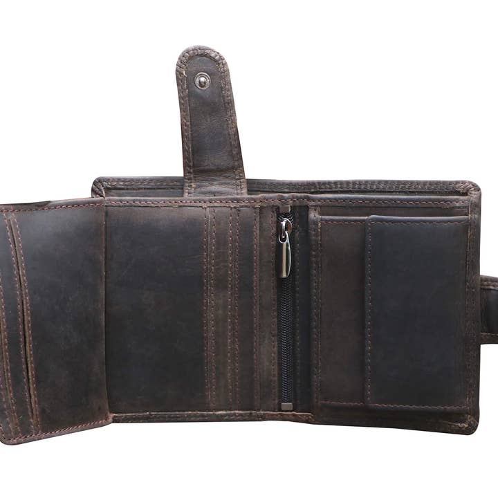 Greenwood - Wholesale Wallet - Unisex - Josy Wallet Women RFID Protection Small Wallet Leather Men8