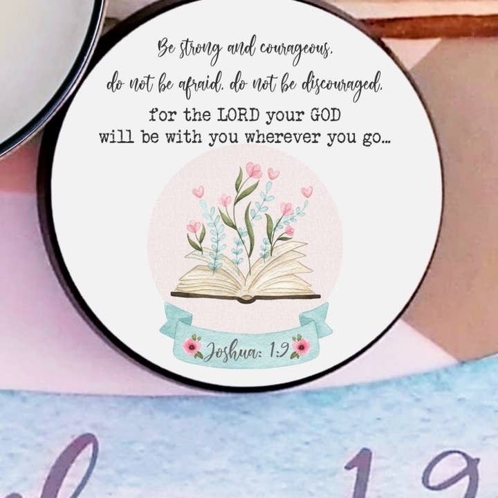 Joshua 1:9 | Tro ljus för wholesale av PINK FLAMINGO CANDLE