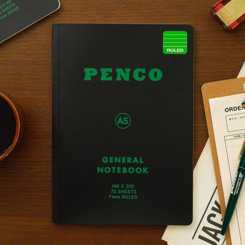 Hightide USA - Vente Cahiers - Carnet souple PP ligné / A510