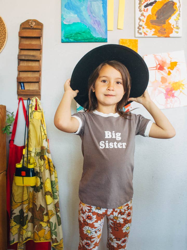Big Sister | Ringer Tee for wholesale by The Bee & The Fox