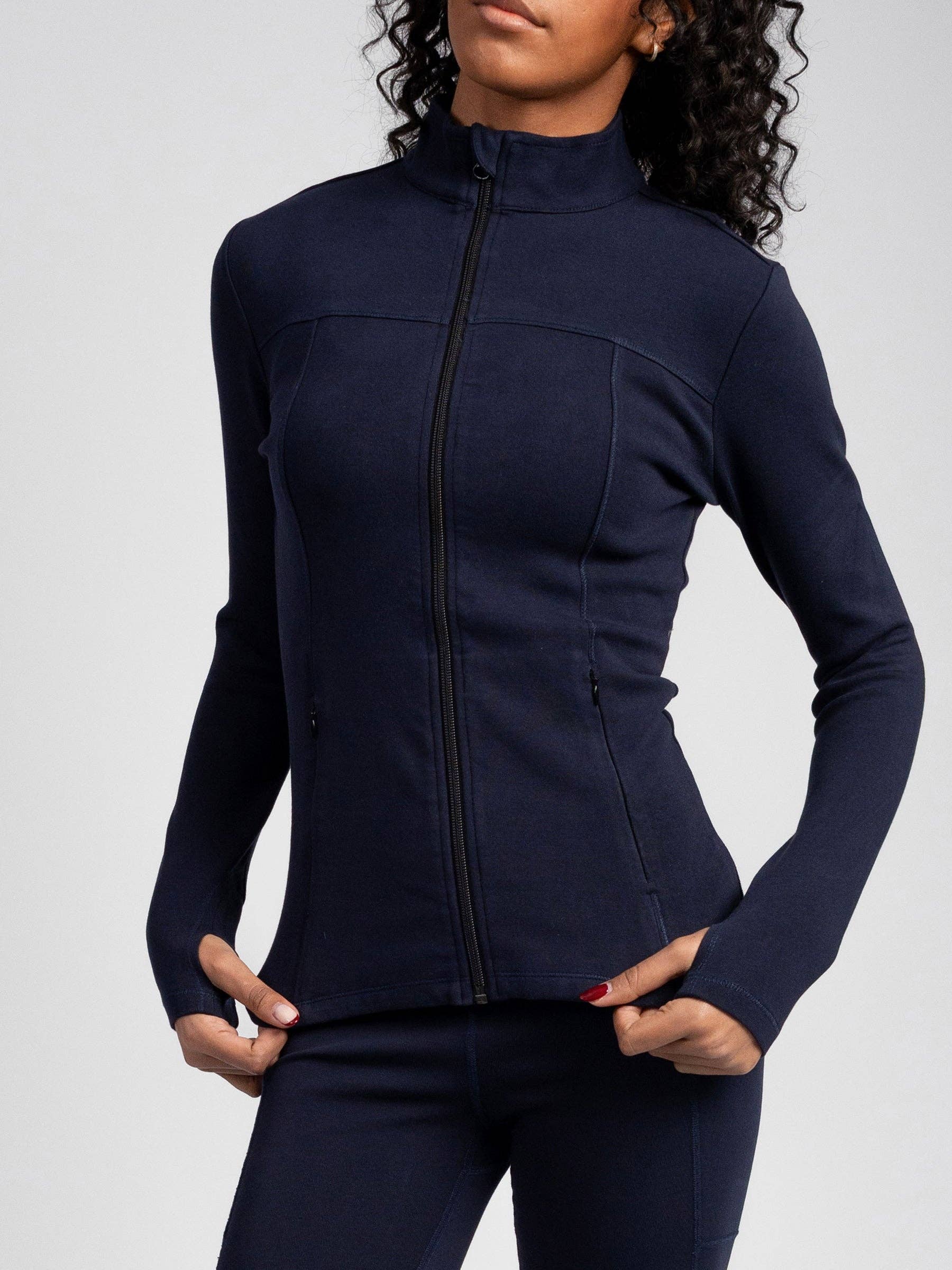 Happy Earth - Wholesale Athletic Jacket - Women's - PlantTec™ Organic Contour Jacket | Ocean8