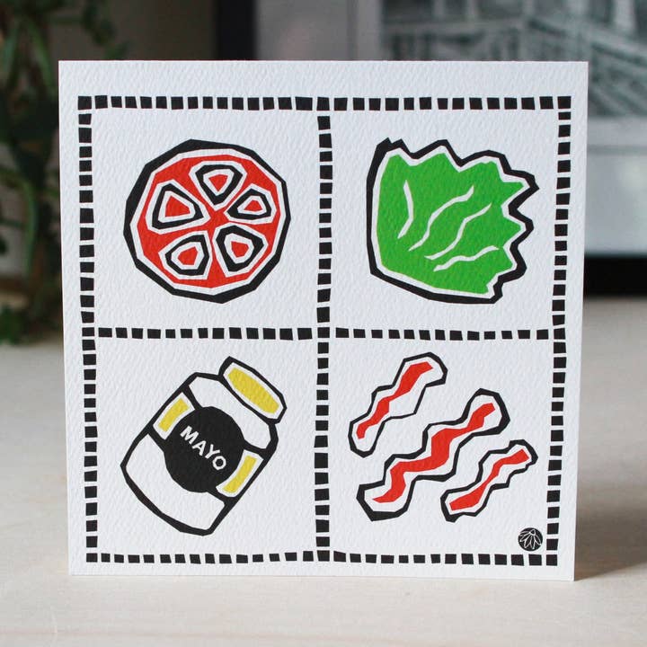 Tarjeta BLT para venta al por mayor de Susan Stone Design