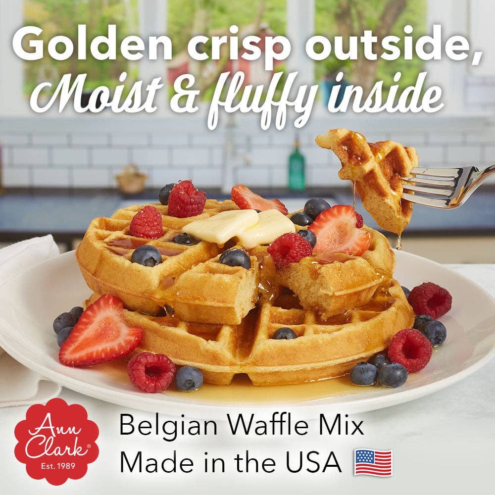 Ann Clark - Wholesale Waffle Mix - Ann Clark Belgian Waffle Mix, 16 oz3