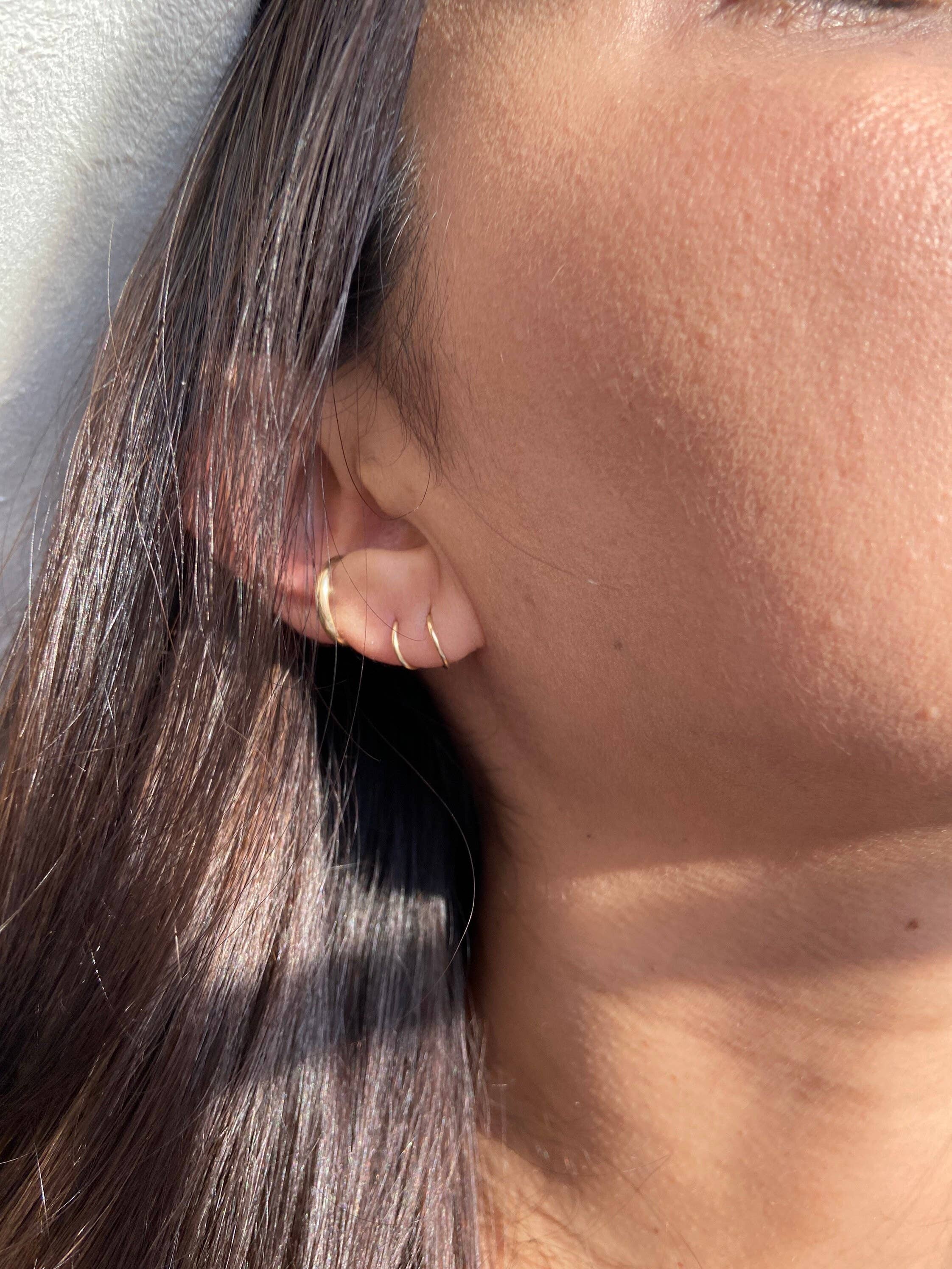 AVA Handmade Jewelry – Großhandel Hoops – Endlose winzige Reifen; Nasenring; Nasenring; Nasenpiercing Ring; Goldener Nasenring; silberner Nasenring; winziger Nasenring; 6 mm; 7 mm; 8 mm; 9 mm; 10 mm4