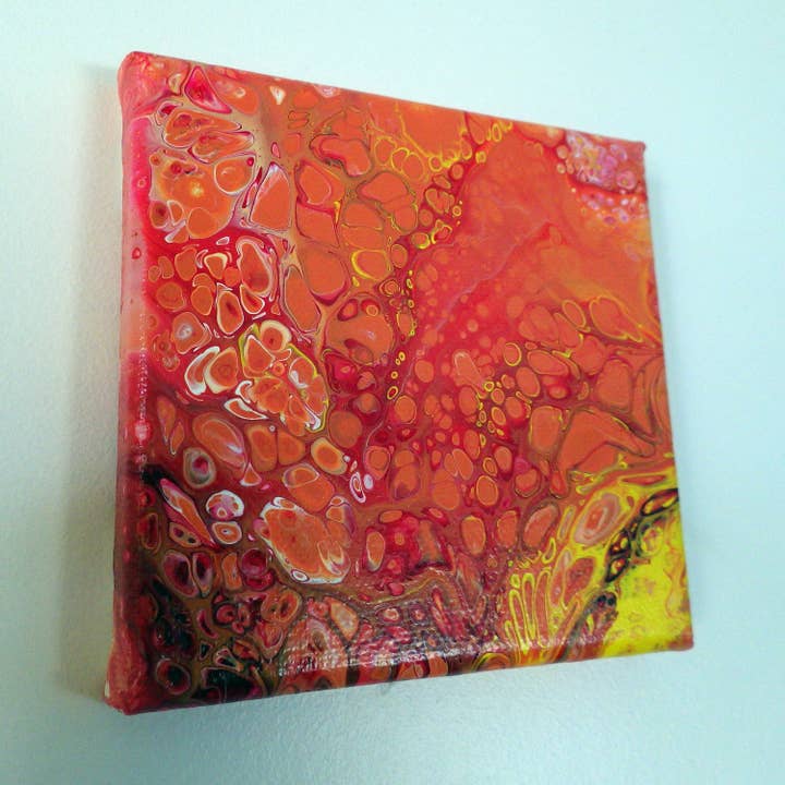 Atelier E.Pic - Venta al por mayor Pintura/dibujo - Pintura abstracta contemporánea en acrílico sobre lienzo, técnica pouring2