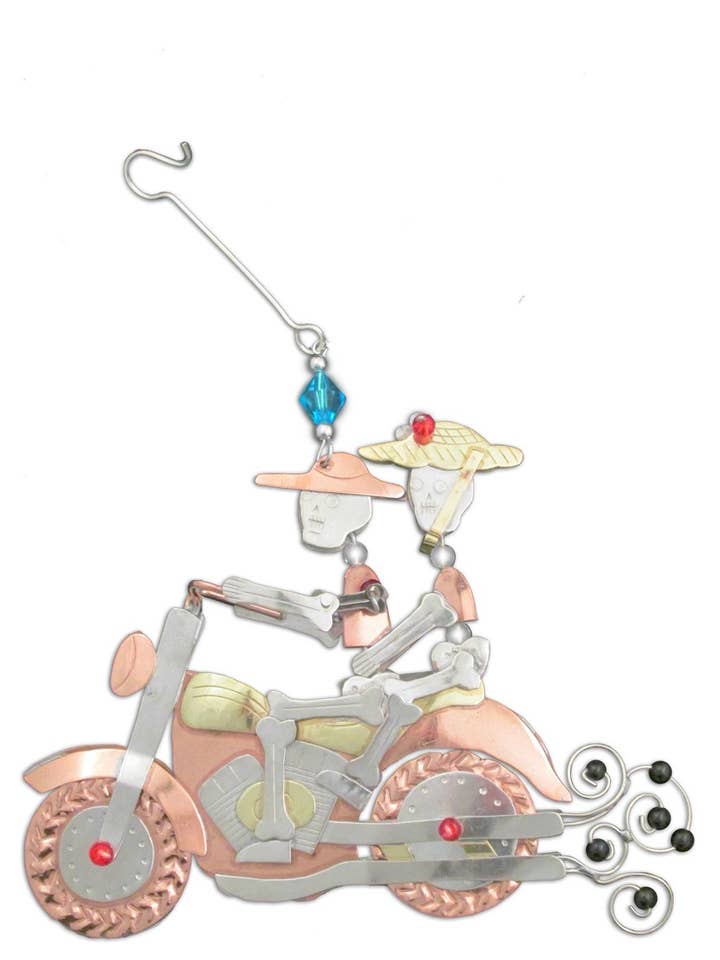 Cruisin' Couple Ornament for wholesale by Pilgrim Imports